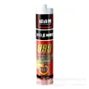 Sellador Resistente a Altas Temperaturas Ignífugo Weishibo Sellador de Silicona Neutra 999 Pegamento para Vidrio Pegamento Estructural Resistente a la Intemperie