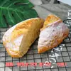 Modelo de alimento de rebanada de pan de simulación, accesorios para sesión de fotos de baguette, modelo de fragancia suave, decoración de escaparate de tienda de panadería y cocina