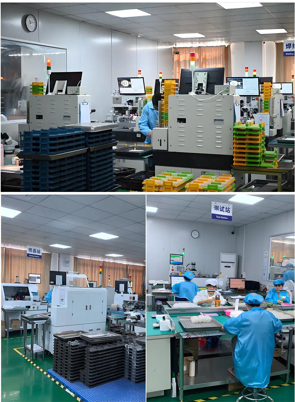 深圳3538双色温COB灯珠24V恒压200W 影视摄影灯双色COB光源高功率灯珠生产厂家