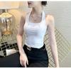 Camisola Modal Man Cotton Pure Desire Spice Girl Vermelha Feminina Verão Slim-fit Casual All-match Top Sexy Linda Costas