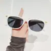 Gafas de Sol Cuadradas de Moda, Gafas de Sol Elegantes y Atractivas para Hombre, Gafas de Sol Coreanas de Alta Gama Color Carey para Mujer al por Mayor