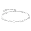 Amazon Lindo Bracelete Geométrico de Zircônia Personalizado Bracelete com Pedra de Nascimento Joia da Moda Presente de Aniversário para Meninas Atacado