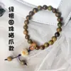 Pulseras Populares de Azúcar Verde Natural de Sándalo a la Venta en Zonas Turísticas, Cuentas de Oración Estilo Tíbet de Sándalo y Sándalo Negro para Hombres y Mujeres