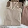 Camiseta Interior Térmica de Cuello Alto Doble Cara para Mujer, Moda Otoño e Invierno 2026, Elegante Camiseta de Manga Larga Ajustada para Estudiantes, Moderna