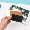 Ponto 9x 5cm brincos pretos lisos cartão para brincos cartão de papel Kraft cartão de embalagem de joias pode ser hot stamping logo