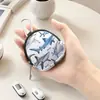 Bolsa para Monedas con Estampado de Tiburón Cuero Artificial Impermeable Imitación Cuero Cremallera Bolsa de Almacenamiento Multifuncional Mini Bolsa para Auriculares