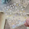 Adesivos para Nail Art de Árvore de Natal de Inverno 2025 Relevo Fofo Doce Popular Adesivos Decorativos Adesivos para Capa de Celular Adesivo