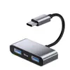 Lector de Tarjetas Tipo-C Transfronterizo Tres-en-Uno Otg Lector de Tarjetas Multifunción Tarjeta Sdtf Lector de Tarjetas de Alta Velocidad Cámara Disco U