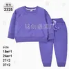 Sudadera de Otoño Nueva de Cuello Redondo Transfronteriza Material Ropa para Bebés y Niños Traje de Dos Piezas Traje Deportivo Casual [Mayoreo]