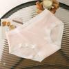 Pantaletas de Algodón Antibacterianas para Niñas Estilo Japonés Modernas Populares en Instagram Cintura Media Transpirables de Algodón Pantaletas de Estudiante