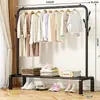 Secador de Roupas Simples de Chão para Uso Doméstico, Cabideiro de Quarto, Cabideiro Duplo Móvel, Secador de Roupas de Chão para Varanda