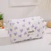 Nova Bolsa de Caneta Arco de Alto Valor Material para Estudantes Bolsa de Armazenamento de Papelaria Feminina Lápis Portátil Necessaire de Higiene Pessoal Bolsa de Maquiagem