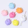Mão de pintura de flor contas de cor tridimensional urso Inglês através-buraco contas de telefone móvel cadeia chaveiro DIY acessórios de jóias