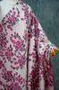 Vestido preto simples retrô com flores pequenas Vestido com fio tingido Primavera e Outono Bolsa drapeada Tecido decorativo jacquard