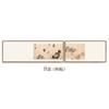 Nova pintura decorativa chinesa Zen Plum Blossom Ink Bamboo Tinta Combinação Pintura Tea Room Banner Hanging Painting Sala de Estar Estudo Frame