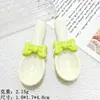 Gravata Borboleta Macaron Colher de Imitação Cola Creme Grampo de Cabelo DIY Pingente Decoração de Sapato Acessórios de Resina Atacado
