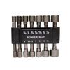 Juego de cabezales para destornillador con funda combinada 14/9, conector de conversión de cabezal para herramienta doméstica, dado para tornillo hexagonal, cabezal de viento neumático