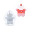 Molde de silicona con forma de oso de dibujos animados para chocolate, aromaterapia, velas, repostería, decoración de pasteles, bricolaje, molde creativo para joyería