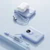 Regalo Corporativo Power Bank de Gran Capacidad con Carga Rápida, Carga Inalámbrica Magnética, Pantalla Digital y Cable Integrado con Logo Personalizado