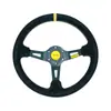 Volante de Carreras Personalizado Momo de 14 pulgadas de Venta Caliente con Liberación Rápida Universal de Cóncavo Profundo para Modificación de Coche