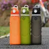 Taza de Agua Filtrada, Taza Plegable de Silicona de Grado Alimenticio, Botella de Agua para Deportes al Aire Libre, Botella Termo de Gran Capacidad, Taza de Camping, Personalizada