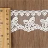 Venta al por mayor del fabricante Encaje de Malla de 4.5cm Encaje de Seda de Leche Ropa Lolita Encaje Bordado en Malla Personalización