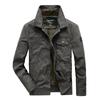 Suministro de fábrica Chaqueta casual para hombre de primavera y otoño Holgada Tallas grandes Ropa exterior para hombre 3218 Moderna Cortavientos