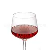 Copa de Vino Tinto Borgoña Grande Hogar Creativo Vidrio de Cristal Uva Copa de Tallo Alto Venta al por Mayor Personalizada Copa de Vino de Tallo Alto