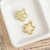 Aleación Gota de Aceite Flor Fresca Hoja de Ginkgo Ins Pequeña Fragancia Collar Pendientes Pulsera Colgante de Joyería DIY