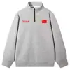Sudaderas de Forro Polar con Cremallera Media y Cuello Alto Personalizadas para Equipo Deportivo para Hombres y Mujeres Ropa de Entrenamiento de Manga Larga Uniformes de Equipo con Estampado