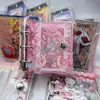 Agitador Acrílico A8 Mini Dibujos Animados Anime Artículo Popular Transfronterizo Tiktok Cuaderno de Hojas Sueltas Cuaderno DIY Álbum de Tarjetas