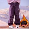 Pantalones para Niñas Otoño e Invierno 2025 Nuevo Estilo Terciopelo de una Pieza Terciopelo de Invierno Engrosado Pantalones Overol de Invierno para Niños