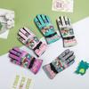 Guantes Cálidos de Esquí de Dibujos Animados para Niños, Invierno, Niños y Niñas, Niños Medianos y Mayores, Estudiantes, Ciclismo, Engrosados y a Prueba de Viento