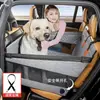 Cama para Mascotas de Coche con Diseño de Apertura para Perros y Gatos Medianos y Grandes, Cama para Perros para Asiento Trasero, Alfombrilla Antisucias para Mascotas para Coche