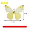 Accesorios de Baile de Primavera de Mariposa Anillo de Dedo de Mariposa Polvos Combinación Corporal de Baile Clásico Infantil Flor de Mano para Performance Tocado