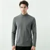 ¡Guau, Polar de Microfibra Grueso de Invierno Cálido Color Sólido Capa Interior Camiseta Básica Cómoda Top Versátil para Viajar al Trabajo, Unisex