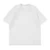 Camiseta de Manga Corta con Diseño de Sentido Espacial, Algodón de Aire, Costuras en el Hombro, Estilo Americano, Corte Recto, Atractiva, de Media Manga, para Hombre, Verano
