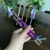 Palillos de Acero Inoxidable 304 para Uso Doméstico, Palillos Cuadrados Semicirculares Grabados con Láser, Patrón Rectangular Creativo, Palillos Públicos de Hotel, Palillos Antideslizantes para Comer