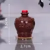 Micro-Paisagem Criativa Jarra de Vinho Artificial Pote de Chá Cerâmica Artesanato de Resina Decoração DIY Acessórios Enfeites em Miniatura