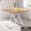 Mesa Plegable Mesa de Comedor Hogar Apartamento Pequeño Mesa Cuadrada Mesa de Comedor para 4 Personas Mesa Portátil para Puesto al Aire Libre Mesa y Sillas Dormitorio Jianhe Luz de Vela