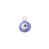 Colgante redondo con forma de ojo de diablo de pavo, aceite que gotea, muy vendido, para hacer tú mismo, accesorios para collares y joyas.