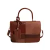 Bolsa de mão color blocking de luxo leve novo modelo 2026 bolsa transversal texturizada bolsa de ombro casual fashion