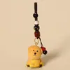 Nuevo Colgante para Llavero de Coche Tallado en Madera Hecho a Mano de Golden Retriever para Hombres y Mujeres, Encanto de Cachorro Lindo para Bolso, Regalo de Cumpleaños