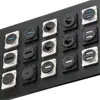 Base de Soldadura para Acoplamiento de Módulo Tipo D Panel Tipo 86 Caja de Información Altavoz Socket de Video XLR Red USB Datos