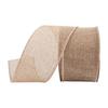 Nuevo en stock color sólido lino fino terciopelo cinturón alambre de hierro cinta corona diy empaque de regalo cinta de decoración navideña