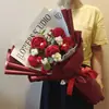 Buquê Artesanal Finalizado Melhor Amiga da Aniversariante Rosa de Lã Eterna Criativa Dia dos Namorados