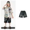 Ropa de Hip-Hop para Niños Ropa de Moda Hip-Hop Traje de Baile Callejero Ropa de Actuación Ropa para Actuación de Batería de Niños Ropa de Escenario para Niños Verano