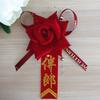 Suministros de Boda para Corsage de Novia y Novio, Padre, Madre, Padrinos, Damas de Honor, Familia, Juego Completo de Flores de Bienvenida Únicas Hechas a Mano