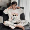 Pijama para niños para niños 2026 nuevo estilo primavera y otoño algodón puro manga larga elegante ropa de casa para adolescentes y niños mayores
