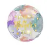 Globo de Celebración Corazón Cuadrado de 18 pulgadas Día de la Madre Corazón Melocotón Día de la Madre Inglés Película de Aluminio Fiesta Decoración de Fiesta